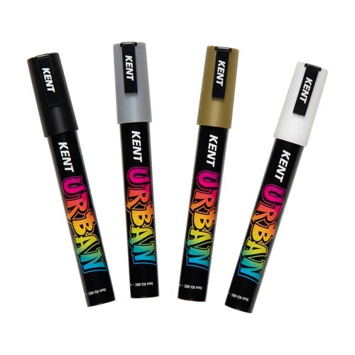 Kent Urban Paint Marker 6mm Nib Icon Set 4