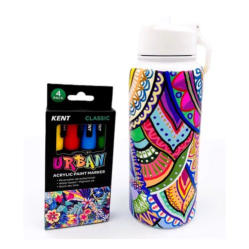 Kent Urban Paint Marker 6mm Nib Classic Set 4