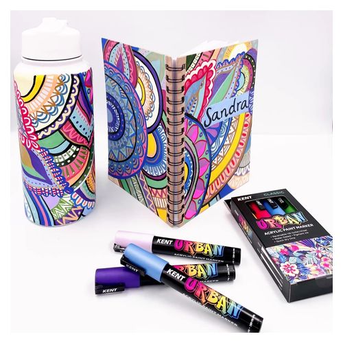 Kent Urban Paint Marker 3mm Nib Classic Set 4
