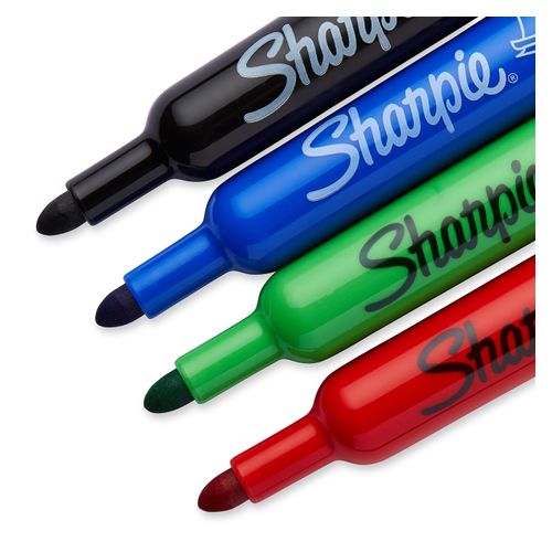 Sharpie Flipchart Marker Bullet Business Assorted Pack 4
