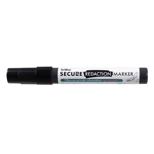 Artline Secure Redaction Marker Black