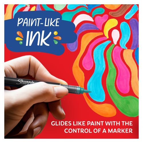 Sharpie Creative Acrylic Brush Markers Pack 5