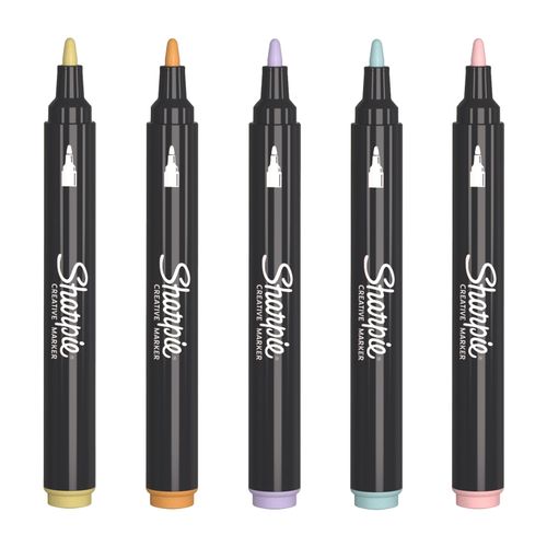 Sharpie Creative Acrylic Bullet Markers Earth Tones Pack 5