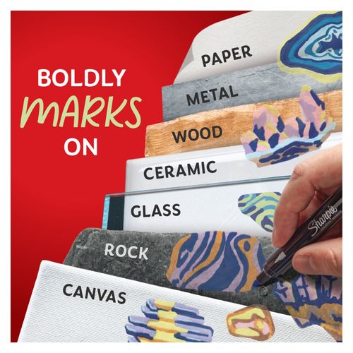 Sharpie Creative Acrylic Bullet Markers Earth Tones Pack 12