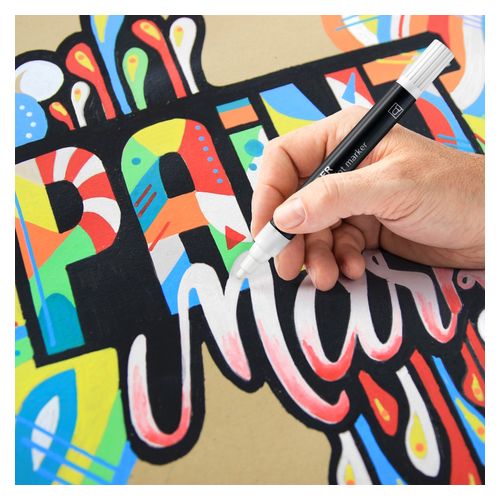 Staedtler Lumocolor 349 Paint Markers Assorted Bright Pack 6