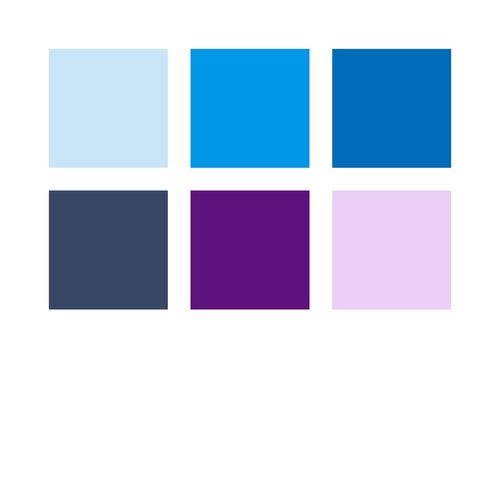Staedtler Pigment Arts Brush Pen 371 Blues & Violets 6 Pieces