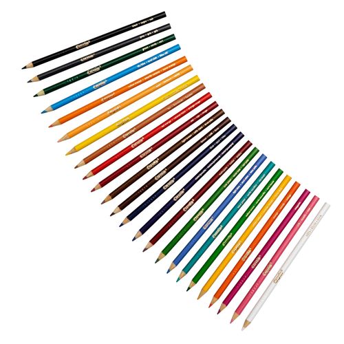 Crayola Coloured Pencils Assorted Colours Pack 24