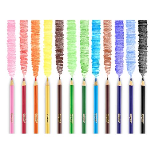 Crayola Coloured Pencils Deskpack Assorted Colours Pack 48