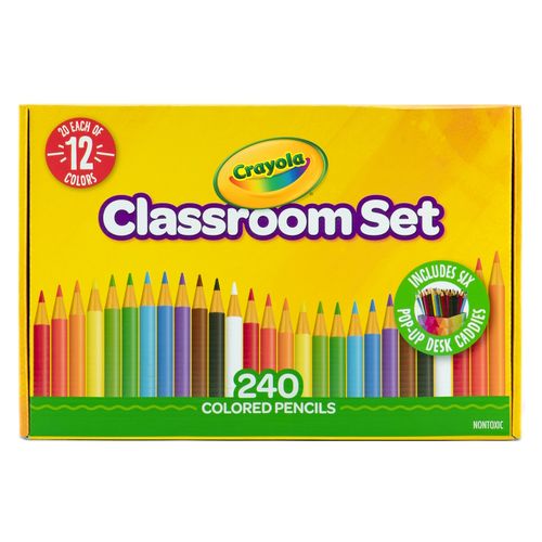 Crayola Coloured Pencils Classpack Assorted Colours Pack 240
