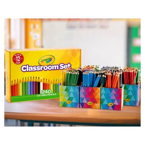 Crayola Coloured Pencils Classpack Assorted Colours Pack 240