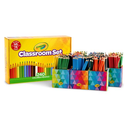 Crayola Coloured Pencils Classpack Assorted Colours Pack 240