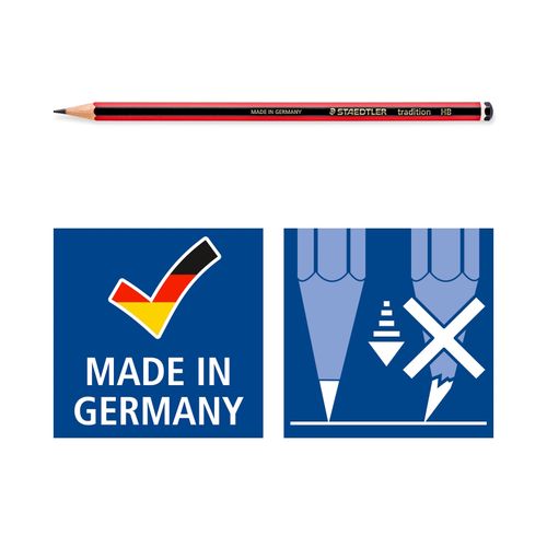 Staedtler Tradition Pencil 110 Assorted Grades Box 12