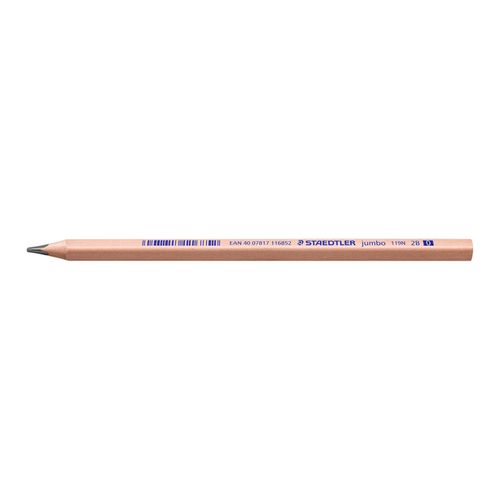 Staedtler Natural Jumbo Triangular Pencil 119 2B Box 12