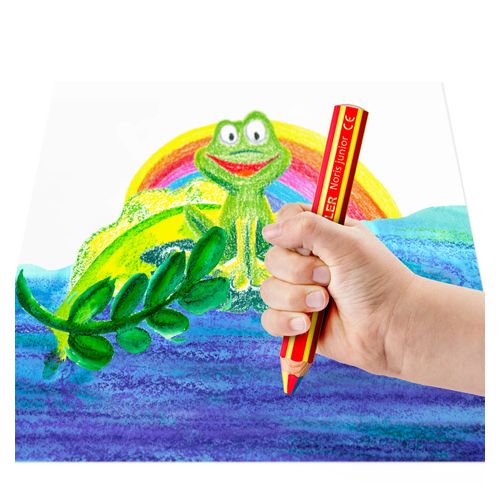 Staedtler Noris Junior Colouring Pencils Jumbo Rainbow Cup 20