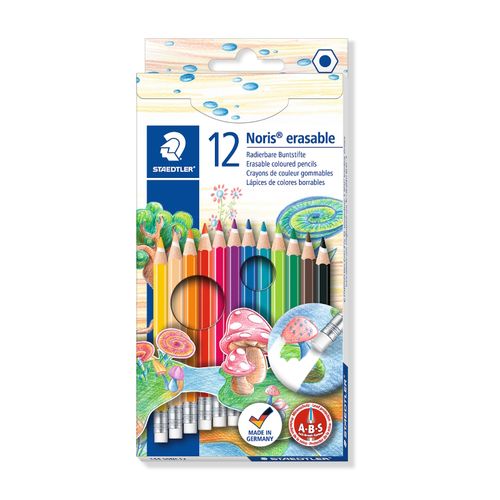 Staedtler Noris Erasable Coloured Pencils Assorted Box 12
