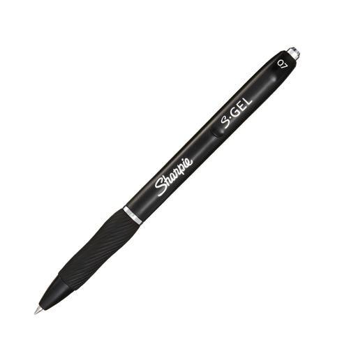 Sharpie S-Gel Retractable Pen 0.7mm Black Box 12