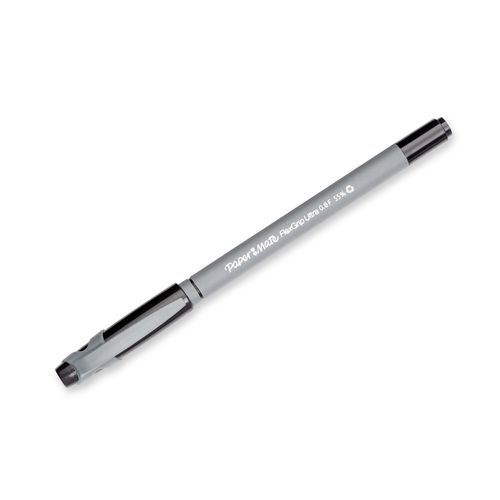 Paper Mate Flexgrip Ballpoint Pen Ultra Fine Black - Sold Each (12 per Box)