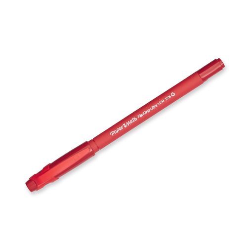 Paper Mate Flexgrip Ballpoint Pen Ultra Medium Red - Sold Each (12 per Box)