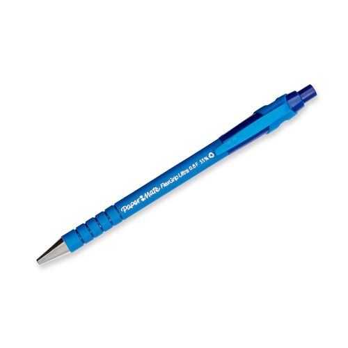 Paper Mate Flexgrip Retractable Ballpoint Pen Fine Blue - Sold Each (12 per Box)