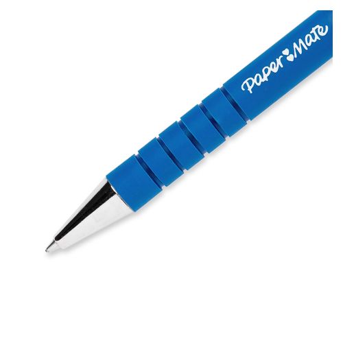 Paper Mate Flexgrip Retractable Ballpoint Pen Fine Blue - Sold Each (12 per Box)