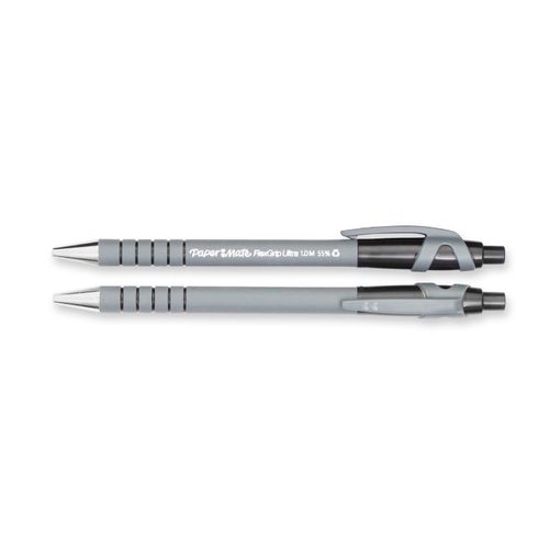 Paper Mate Flexgrip Retractable Ballpoint Pen Medium Black - Sold Each (12 per Box)