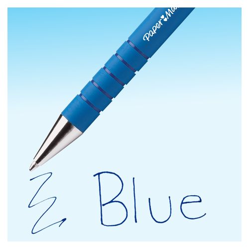 Paper Mate Flexgrip Retractable Ballpoint Pen Medium Blue - Sold Each (12 per Box)
