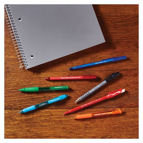 Paper Mate Flexgrip Retractable Ballpoint Pen Medium Blue - Sold Each (12 per Box)