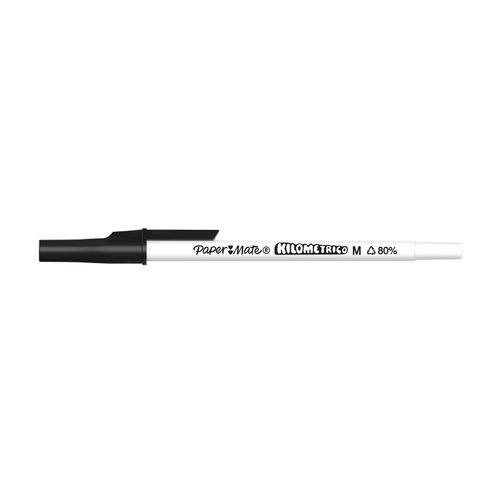 Paper Mate Kilometrico Ballpoint Pen Medium Black Box 50