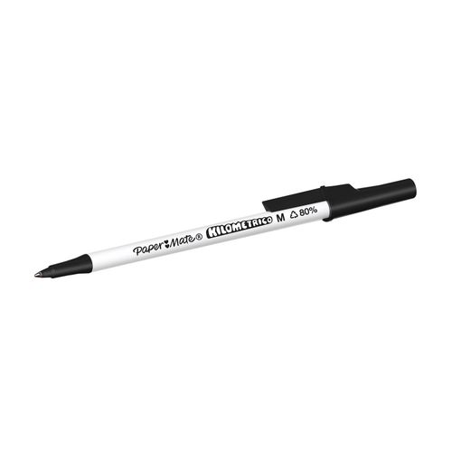 Paper Mate Kilometrico Ballpoint Pen Medium Black Box 50