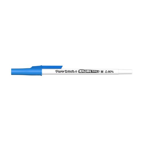 Paper Mate Kilometrico Ballpoint Pen Medium Blue Box 50