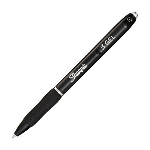 Sharpie S-Gel Retractable Pen 0.7mm Black Pack 2
