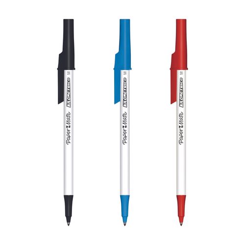 Paper Mate Kilometrico Ballpoint Pen Medium Business Assorted Pack 10