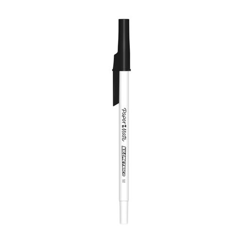 Paper Mate Kilometrico Ballpoint Pen Medium Black Pack 10