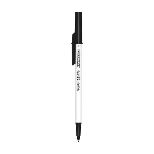Paper Mate Kilometrico Ballpoint Pen Medium Black Pack 10
