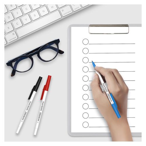 Paper Mate Kilometrico Ballpoint Pen Medium Black Pack 10