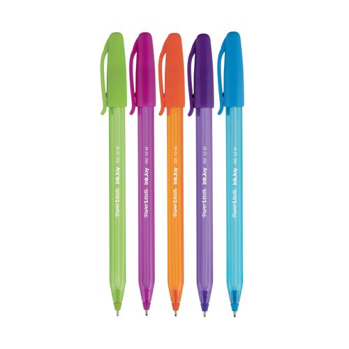 Paper Mate InkJoy 100ST Capped Ballpoint Pen Fashion Assorted - Pack of 10