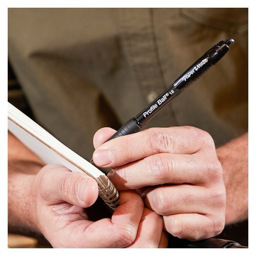 Paper Mate Profile Retractable Ballpoint Pen 1mm Blue Box 12