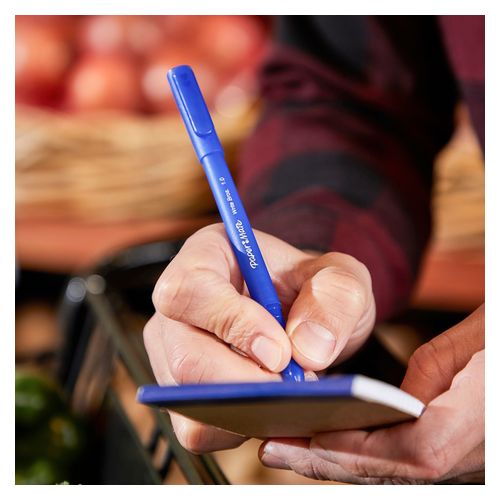 Paper Mate Write Bros Ballpoint Pen Blue Box 12