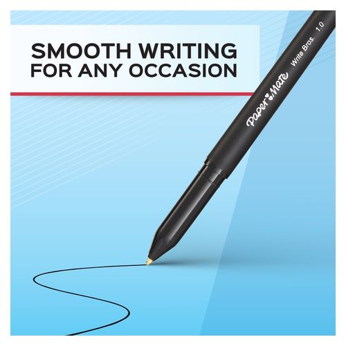 Paper Mate Write Bros Ballpoint Pen Red Box 12