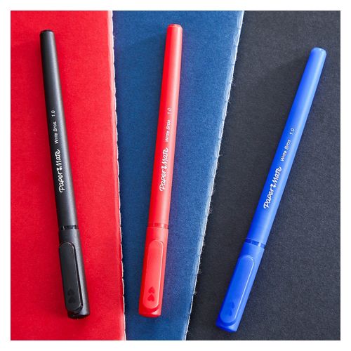 Paper Mate Write Bros Ballpoint Pen Red Box 12