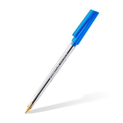 Staedtler Stick Ballpoint Pen 430 Medium Blue Box 100
