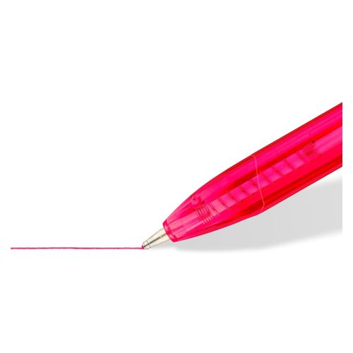 Staedtler Triangular Retractable Ballpoint Pen 4230 Medium Black Box 10