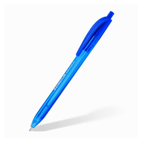 Staedtler Triangular Retractable Ballpoint Pen 4230 Medium Blue Box 10
