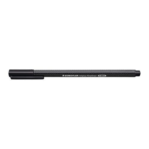 Staedtler Triplus 334 Fineliner Pen Black Box 10
