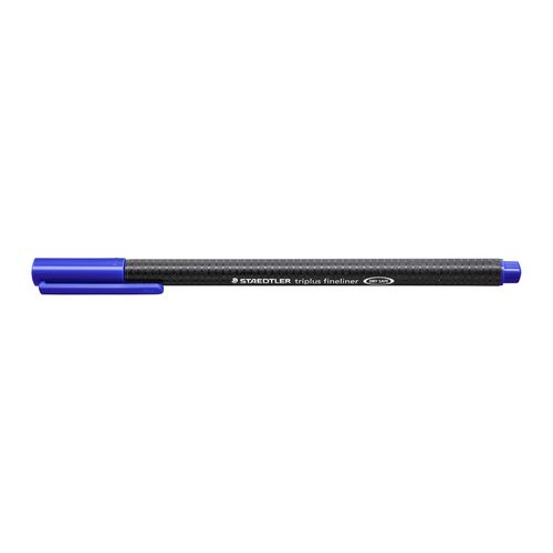 Staedtler Triplus 334 Fineliner Pen Blue Box 10