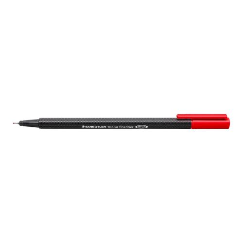 Staedtler Triplus 334 Fineliner Pen Red Box 10