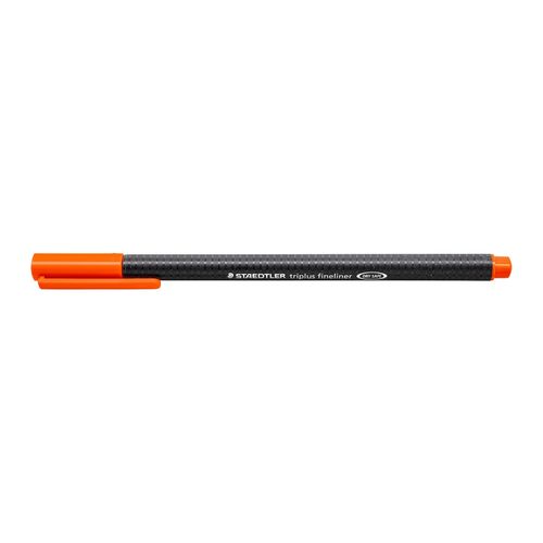 Staedtler Triplus 334 Fineliner Pen Orange Box 10