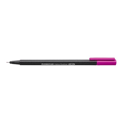 Staedtler Triplus 334 Fineliner Pen Red Violet Box 10
