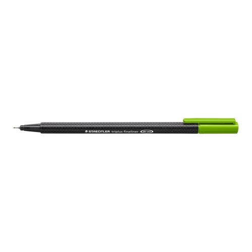 Staedtler Triplus 334 Fineliner Pen Willow Green Box 10