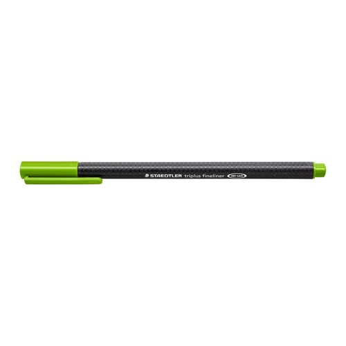Staedtler Triplus 334 Fineliner Pen Willow Green Box 10